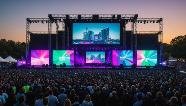 Optimiser vos événements avec la location d'écran géant LED